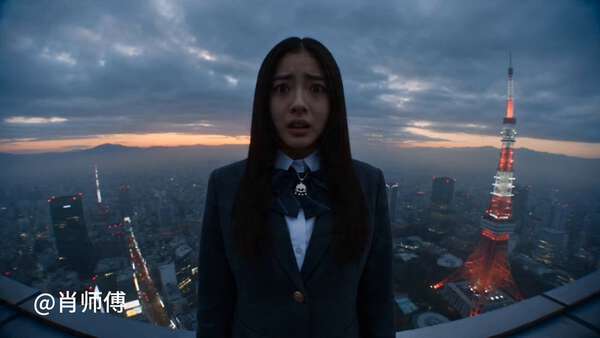AI Art Commercial Girl Through Dream Dimensions