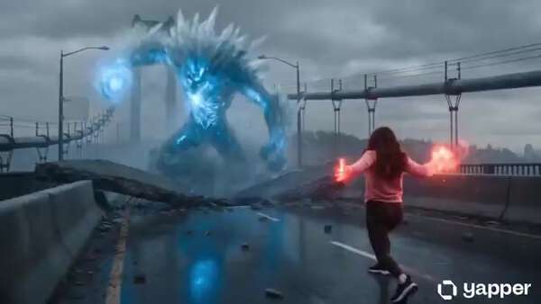 Water Leviathan Battle on Shattered Bridge