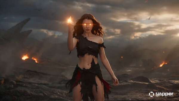 Warrior Goddess Dragon Armor Transformation