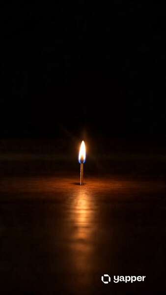 Burning Matchstick Journey of Light