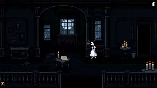 Pixel Art Horror RPG in Victorian Mansion