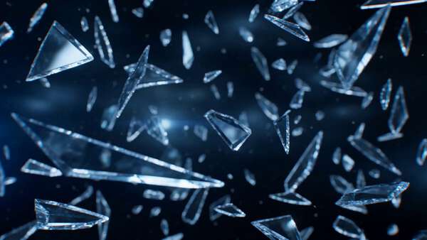 Glass Fragments Transform into Cinematic Horse