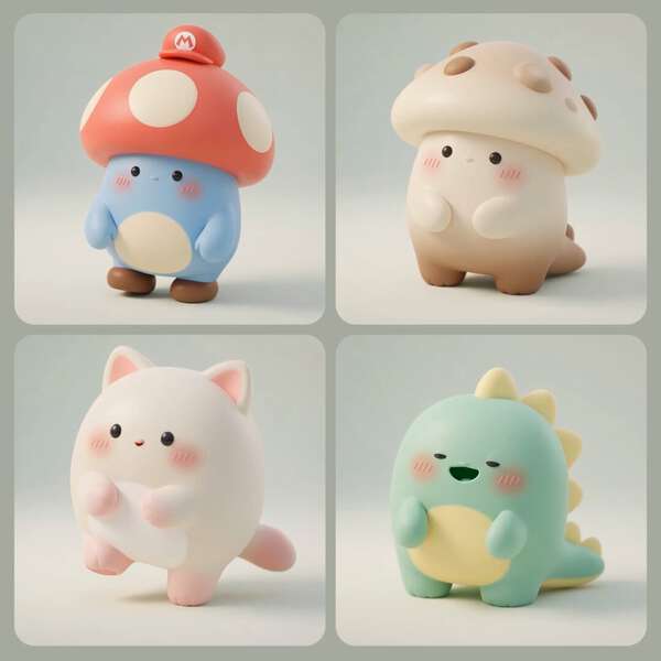 3D Mascot Collectible Toy