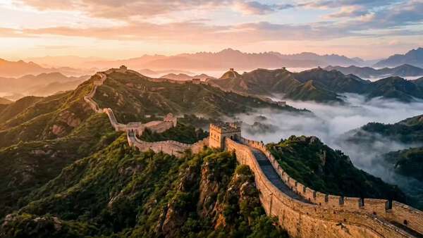 Cinematic Sunrise Tour of the Great Wall