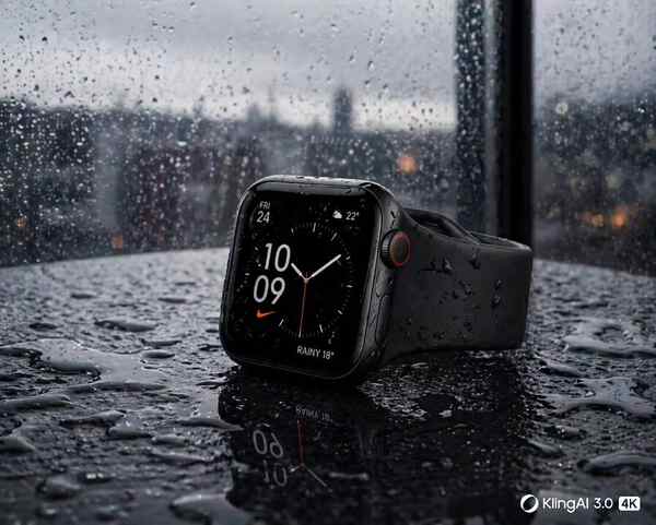Smartwatch Rain Product Ad