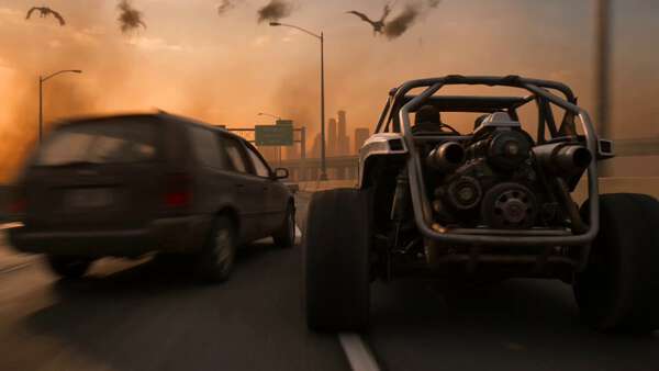 High-Speed Highway Chase with Nitro Boost