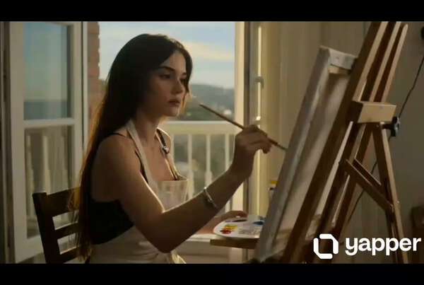 Painting Girl Runs Out of Paint