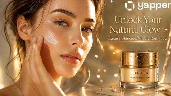 Luxury Face Cream Advertisement