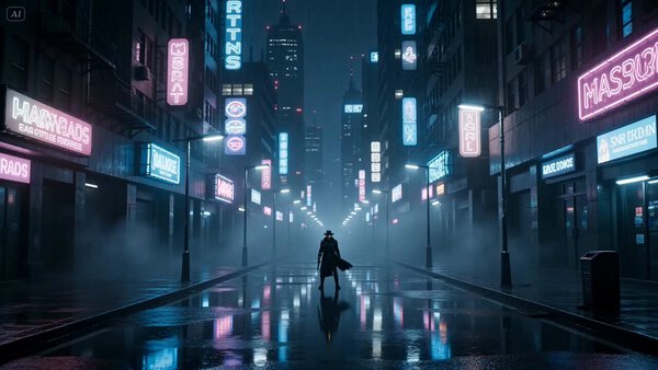 Neon Street Gunslinger