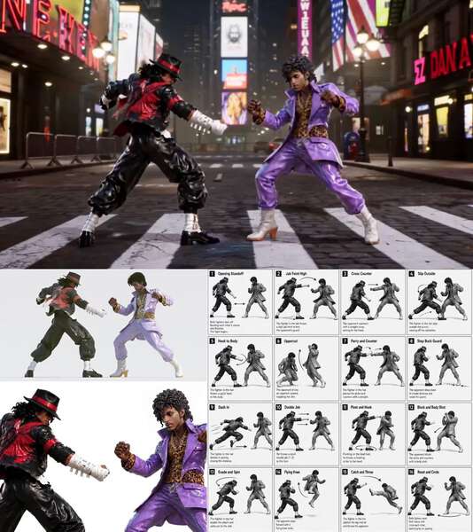 Michael Jackson vs Prince Fight Scene
