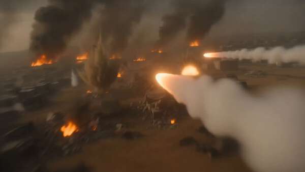 PixVerse Military VFX Text Explosion