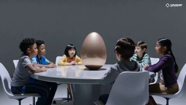 Children and the Glowing Egg