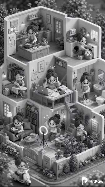 Tiny Animated Dollhouse World