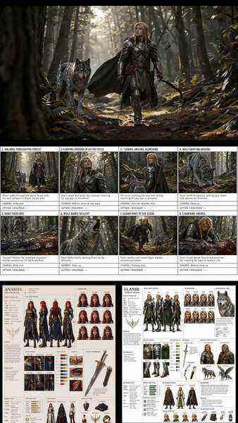 Cinematic Storyboard to Video Workflow
