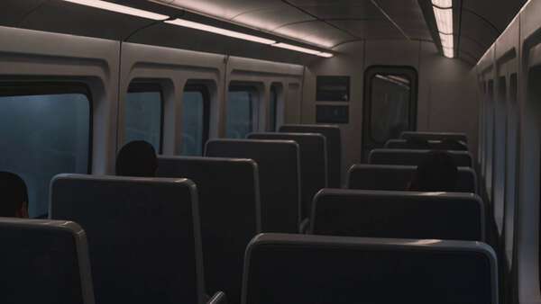 Train Escape Through Drowned City