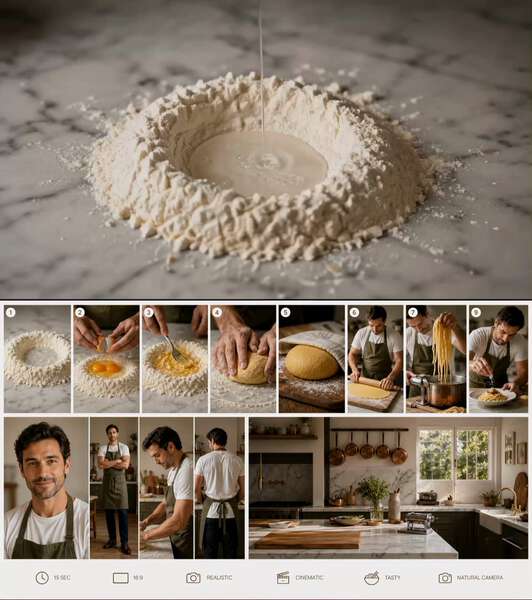15-Second Fresh Pasta Tutorial