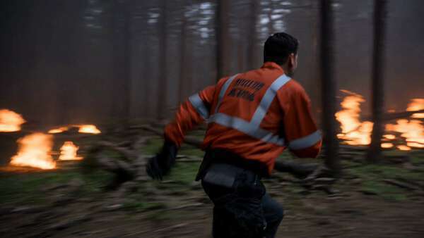 Ranger Escape Through Flames