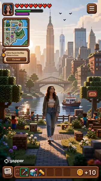 Human in Pixel RPG World