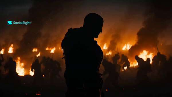 Scarred Warrior Silhouette Trailer