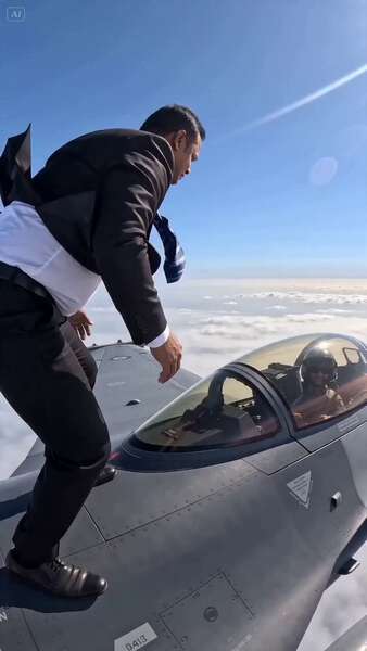F-16 Fighter Wing Backflip Stunt