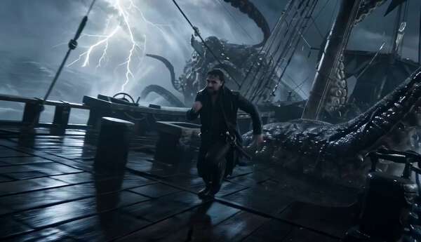 Pirate Ship Octopus Attack