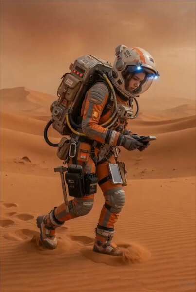 Martian Astronaut Walkabout