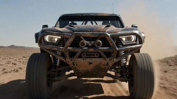 Racing Truck Desert Action
