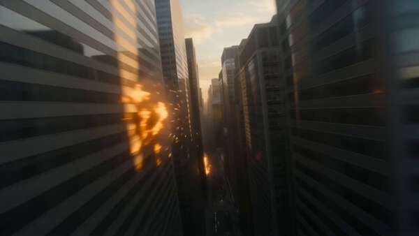 City Explosion FPV