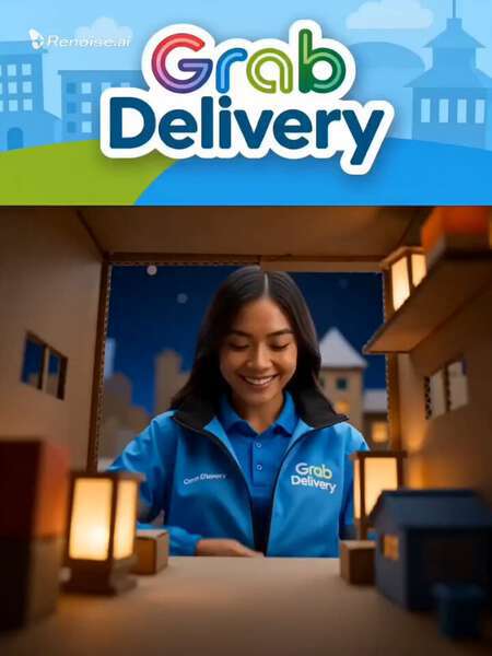Miniature Cardboard City Delivery