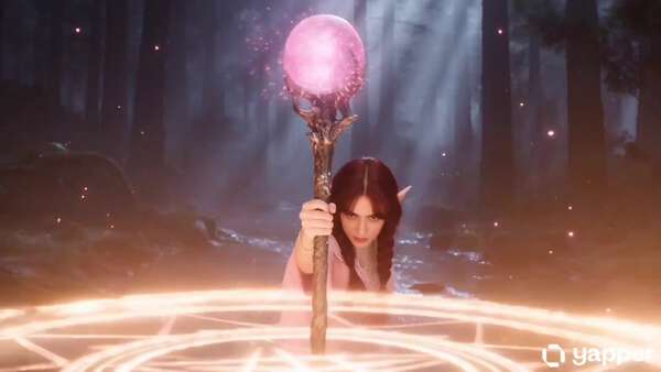 Elf Mage Dragon Summoning