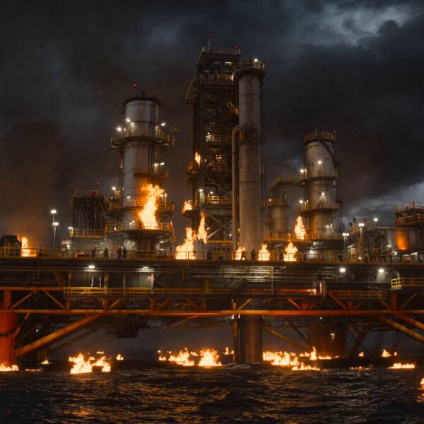 Megalodon Oil Rig Detonation