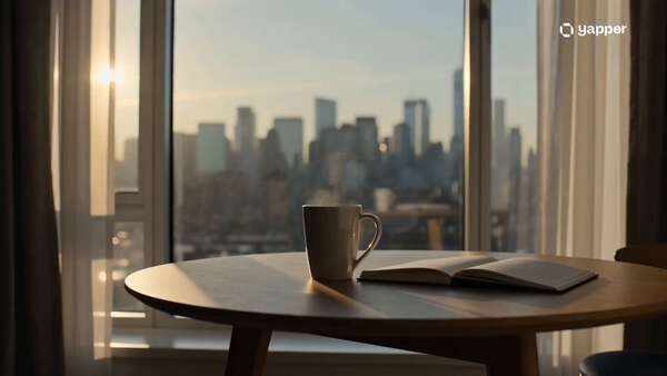 Peaceful Morning Coffee by the Window