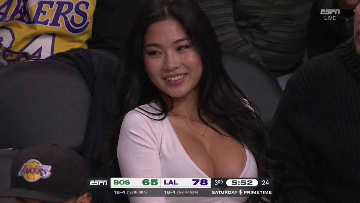 NBA Courtside TV Broadcast Scene
