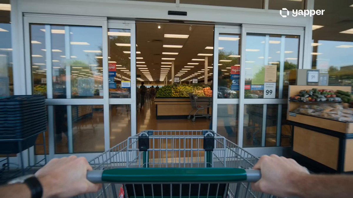 Quiet Grocery Store Cinematic Scene