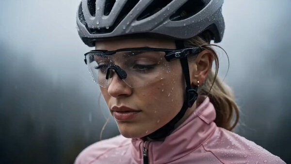 Night Cycling Rain Storm