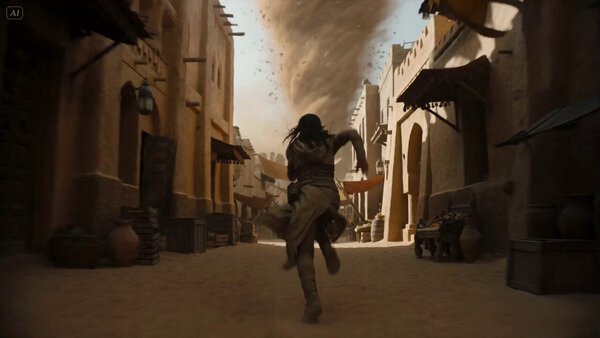 Desert Courier Sandstorm Chase