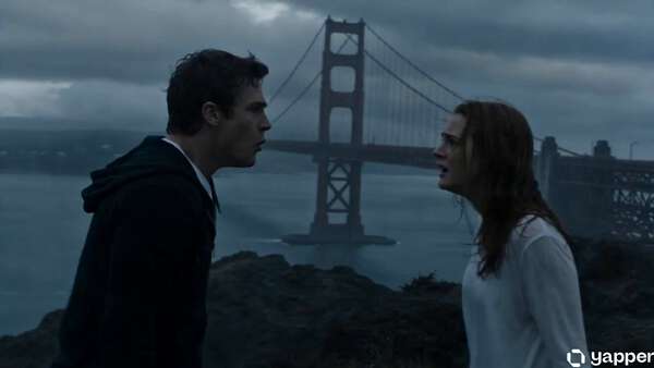 Apocalyptic Couple Tsunami Embrace