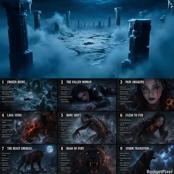 Dark Fantasy Panther Transformation