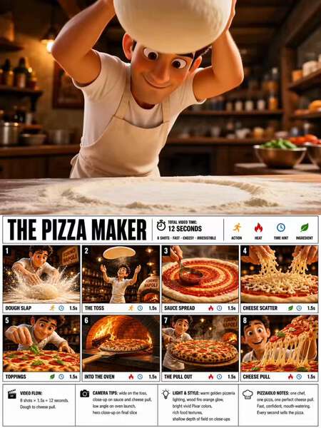 From Dough to Cheese Pull