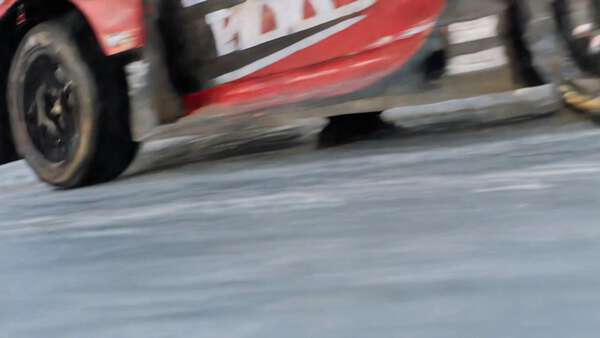 Monte Carlo Rally on Icy Mountain