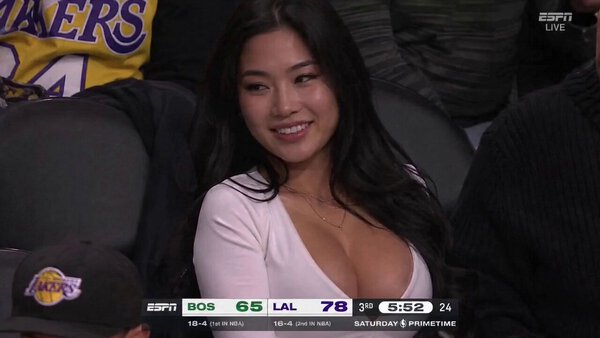 NBA Courtside Broadcast Moment