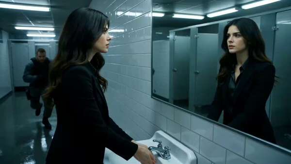 Assassin Restroom Fight Scene Cinematic