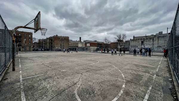 Hero Basketball Court Transformation