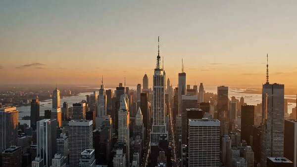 NYC Sunset to Night Cinematic Tour