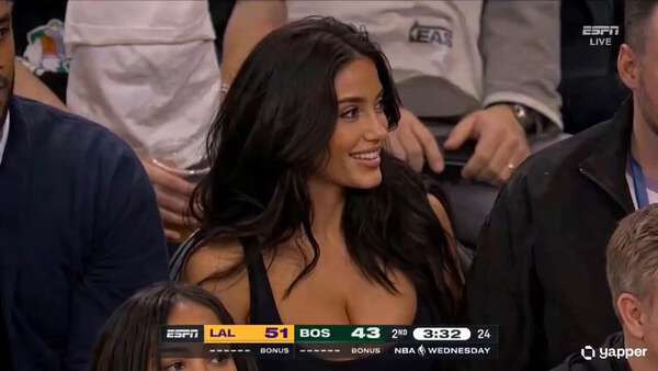 NBA Courtside Crowd Cam Moment