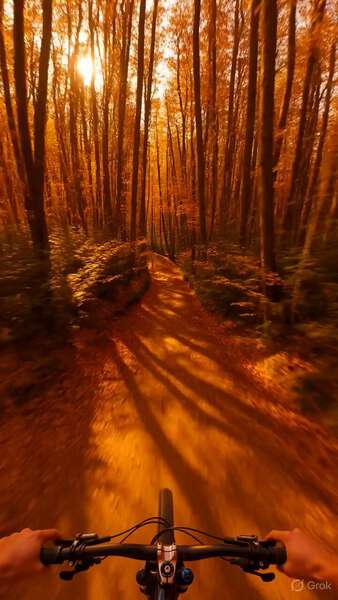 POV Mountain Bike Forest Ride