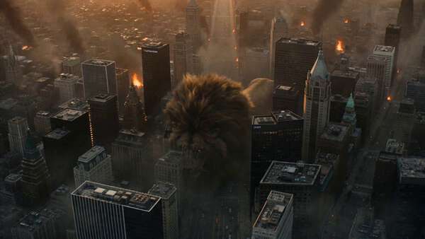 Colossal Giant Lion Rampage City