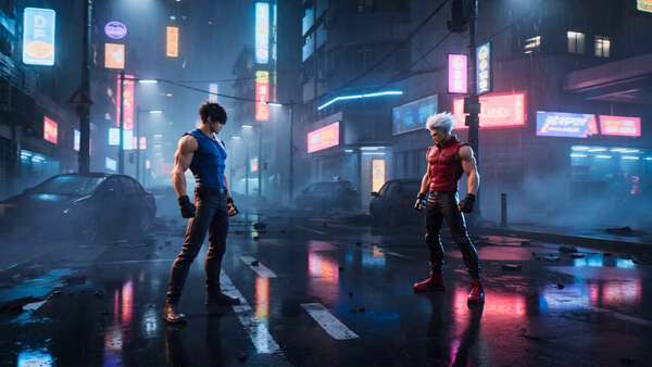 Anime Fight - Neon Rain