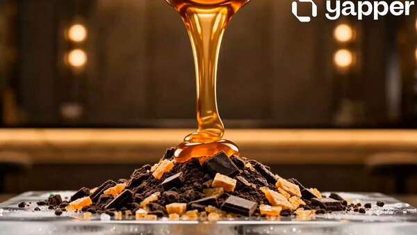Golden Lava Dessert Explosion