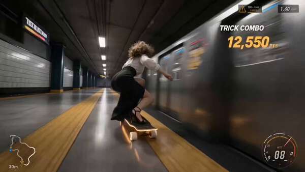 Skateboarding Game Commercial